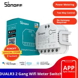 Control Sonoff Dual 2CH Wifi Smart Switch Home Remote Control Wireless Switch Universal Module Timer Wifi Switch Smart Home Controller