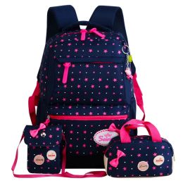 Bags Dropshipping Children School Bags Teenagers Girls Rucksack Backpacks 3pcs/Set Mochila Kids Travel Backpack Cute Shoulder Bag