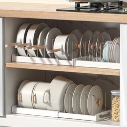 Kitchen Storage Pull Out Organisers Cabinet Drawer Rack Expandable Cutting Board Drying Tableware Sink Organiser Shelf