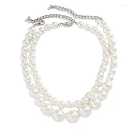 Choker Stylish Neck Jewellery Pearls Necklace Material Perfect Gift For Girl Woman