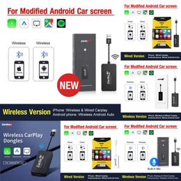 Carlinkit USB Wireless Carplay Dongle Wired Android AI Box Mirrorlink Car Multimedia Player Bluetooth Auto Connect