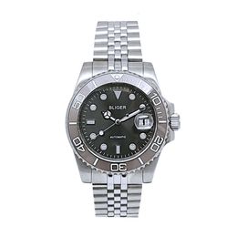 2021 Laojia Purple Water Ghost Men's Fashion Waterproof Fully Automatic Mechanical Precision Steel Diving Night Glow Live Watch