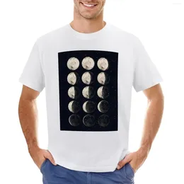 Men's Polos Moon Cycle T-Shirt For A Boy Short Sleeve Tee Mens T Shirts Pack