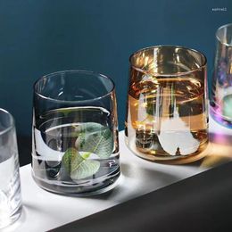 Wine Glasses Glass Cup Household Mouthwash Water Scandinavian Style Whiskey Creative High Colour Value