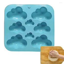 Baking Moulds Cloud Silicone Mold 8 Cavities Chocolate Fondant Molds Cartoon Mould Non-Stick Cake Decoration Tools For Kitchen