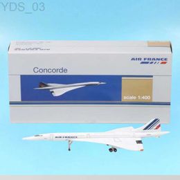 Aircraft Modle 15CM 1 400 Concorde Air France 1976-2003 Airline Model Alloy Display Toy Airplane Model Collection Kids Children Military Plane YQ240401