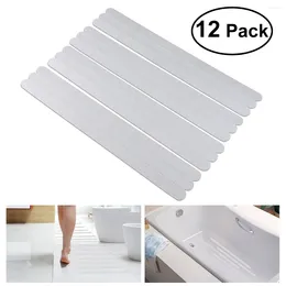 Bath Mats OUNONA 12pcs Non Strips Stickers For Shower (White)