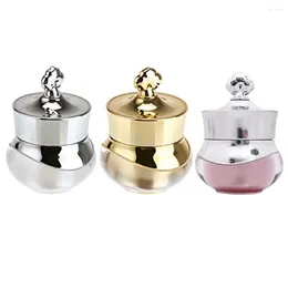 Storage Bottles 3Pcs Empty Jar Container 5g Wide Mouth Lotion Dispenser Travel Makeup Bottle With Screw Cap For Nail Gems Beads Jewelry