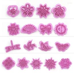 Baking Moulds 4 To 5 Piece Suit Diy Tools Fondant Cake Mold Set Embossing Mould Dessert Decoration Cookies Stamps