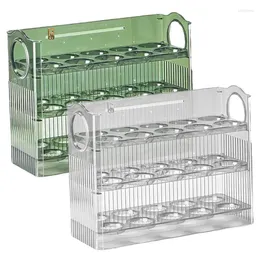 Storage Bottles Space-Saving Fridge Egg Rack Stackable Tray For Refrigerator Organization Holder Space Saving