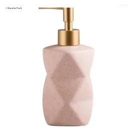 Liquid Soap Dispenser 300ML High Quality Ceramic Hand Bottle Shower Gel Bathroom Supplies El Beauty Salon Lotion Separator