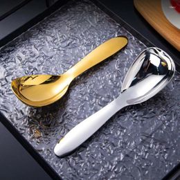 Spoons Stainsless Steels Rice Paddle Thick Short Handle Soup Table