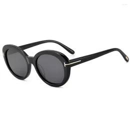 Sunglasses Frames For Men TF1009 Vintage High Quality Luxury Brands Outdoor Uv400 Fashion Oval Car Driving Girl Women's Sun Glasses