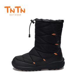 Boots 2023 Outdoor Winter Waterproof Boots Men and Women Hiking Outdoor Boots Cotton Boots Warm Fleece Snow Shoes