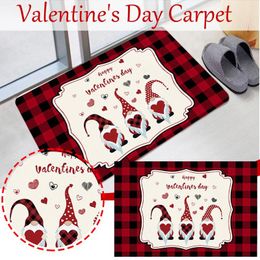 Carpets Valentine's Day Welcome Doormats Home Decor Carpet Living Room H Fleece Throw Blanket For Bedroom