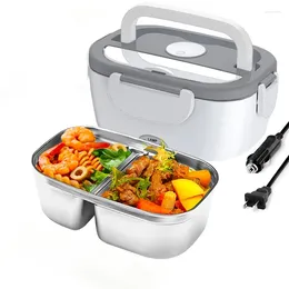 Dinnerware Electric Lunch Box 65W Warmer Heater Boxes For Adults Car/Truck Portable Heating Container 1.5L