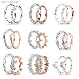 Designer Ring For Women New Popular 925 Sterling Silver Plated Rings Sparkling Bow Knot Stackable Rings Cubic Zirconia Women Men Gifts dora Jewellery Specials