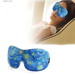 Sleep Masks Sleep eye mask 3D soft power-off sleep facial mask suitable for women Y240401