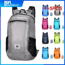 Bags 1~5PCS Lightweight Portable Foldable Waterproof Backpack Folding Bag Ultralight Outdoor Pack for Women Men Travel Hiking