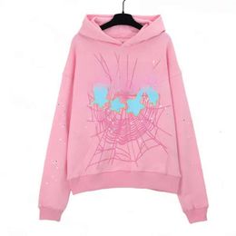 Spider Pants Sp5ders Angel Pullover Pink Red Black Mens Hoodie Hoodys Pants Fashion Loose Sp5der Young Thug 555555 Graphic Hooded Clothing Sweatshirts 457