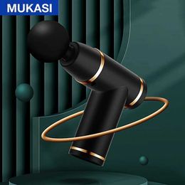 Massage Gun Full Body Massager MUKASI Electric Professional Deep Muscle Neck Back Pain Relief Relaxation Fascial Fitness yq240401