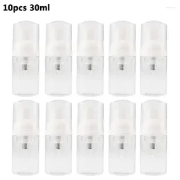 Storage Bottles 10 Pack 30ml Portable Foam Bottle Empty Pump Clear Mini Foaming Soap Dispenser For Travel