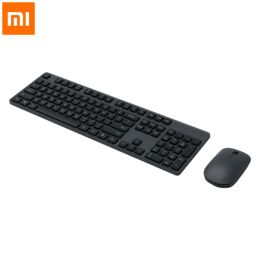 Control Original Xiaomi Wireless Keyboard & Mouse Set 2.4GHz Portable Fullsize Keyboard Mouse Combo Notebook Laptop For Office Home