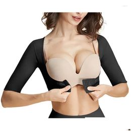 Womens Shapers Corset Slimming Supportive Bra Side Breast Control Sha Back Beauty Top With Chest Support Shaper Intimates Drop Deliver Otha1