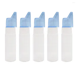 Storage Bottles 5 Pcs 70ml Nasal Spray Device Plastic Spraying Empty Nose Sprayer Abs Liquid Fine Mist