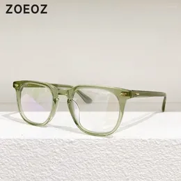 Sunglasses Frames Fashion Vintage Green Eye Glasses For Men Myopia Women Prescription Anti Blue Light