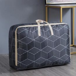 Storage Bags Reusable Clothing Bag Capacity Waterproof With Strong Zips For Quilts Clothes Bedding 2pcs Moving Home