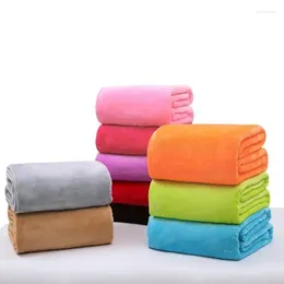 Blankets 50x70cm Baby Blanket Flannel Fleece Infant Nap Receiving Stroller Wrap For Born Bedding Wholesale Drop