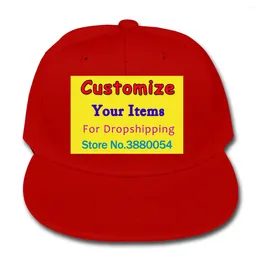 Ball Caps Noisydesign Children Name Custom Trucker Hat Print Logo Cartoon Boys Girls Son Daughter Personal Baseball Cap Women Drop