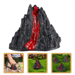 Garden Decorations 12 Pcs Lava Statue Volcanic Ornament Volcano Toy For Kid Models Ornaments Decor Fake Plastic Simulation