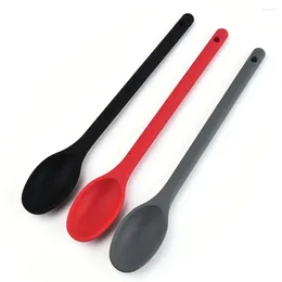 Spoons 1pcs Silicone Spoon Kitchen Cooking Integrated For Stirring Restaurants Els Supplies