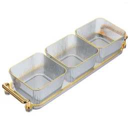 Bowls Fruit Serving Tray Dessert Plate Snack Display Holder Pp Kitchen Basket Decorative