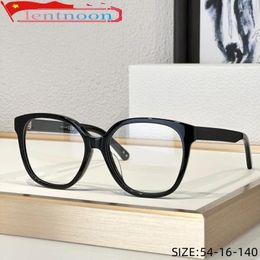 Sunglasses Frames 2024 Women Luxury Glasses Black Acetate Designer Brand Classic Fashion Prescription Read Computer Retro Girl Optical Eye