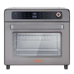VEVOR in 1 Air Fryer 25 Liter Convection Oven, 1700 Watt Stainless Steel Toaster Oven Countertop Combination with Grill, Pizza Tray, Gloves, Pieces of Toasted