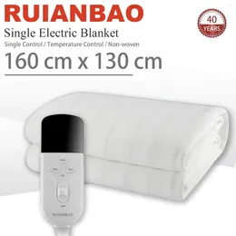 Blankets RUIANBAO Double Bed Electric Blanket Winter 230v Thickened Heater Single Soft Comfortable Insulation