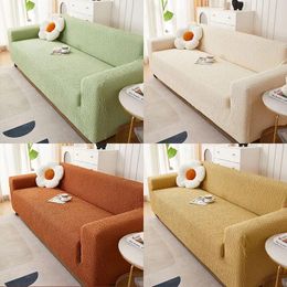 Chair Covers Household All-Inclusive Lazy Sofa Cover Non-slip Double Or Three-Person Universal Elastic Cushion Cloth Seersucker