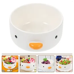 Bowls Chicken Dessert Plate Chip Bag Holder Party Multi-function Bowl Ice Cream Soybean The House Ceramics Home Storage