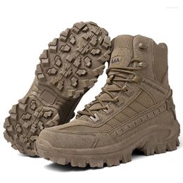 Walking Shoes Men Tactical Boots Army Men's Military Desert Waterproof Man Outdoor Combat Ankle Work Safety Hiking