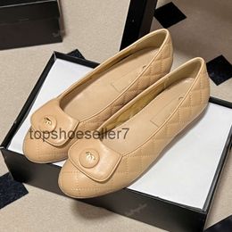 Ballerine firmate Scarpe da donna Mocassini casual Scarpe eleganti Le Boy Ballerina in pelle Comode scarpe estive da viaggio Beige Calzature bianche Taglia inspopolare EUR 34-41