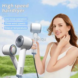 Hair Dryers High Speed Hair Dryer Household Cold and Hot Air Negative Ions High Power Hair Dryer Mute Constant Temperature Hair Care Dryer 240401