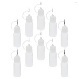 Storage Bottles 30 Pcs Bottled Glue With Fine Tip Needle Oil Squeeze Plastic For Liquids