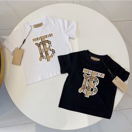 kids designer clothes Baby Kids Short Sleeve Tees Tops Baby Boys Luxury Shirts Girls Fashion Letter Tshirts Chilsrens Casual Letter Printed Clothes T-shirts AAA