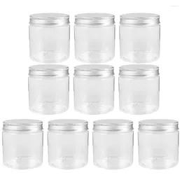 Storage Bottles Plastic Mason Jars Sugar Scrub Sealing Clear Small Fruits Jam Household Honey Container The