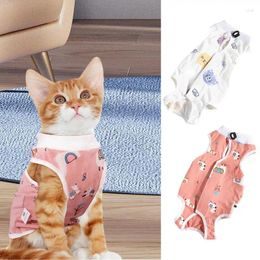 Cat Costumes Recovery Suit Breathable Kitten Shirt Collar Alternative Onesie Comfortable Clothes Supply