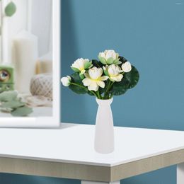 Decorative Flowers Fake Flower Arrangement Simulation Lotus Decoration Artificial Lifelike