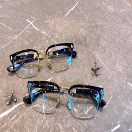 cool designer chr Fashion Sunglasses Frames for men and women optical eyewear glass womens sun glasses Heavy process half frame Ac153k